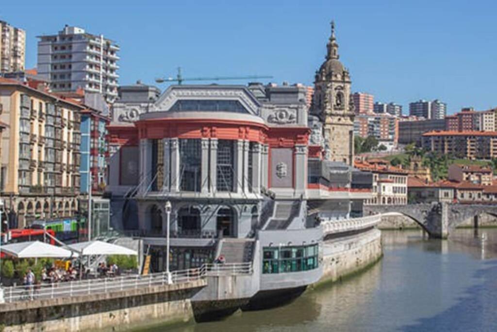 Apartmán Lujoso Piso En Casco Viejo. Bilbao. Free Wifi. Exteriér fotografie